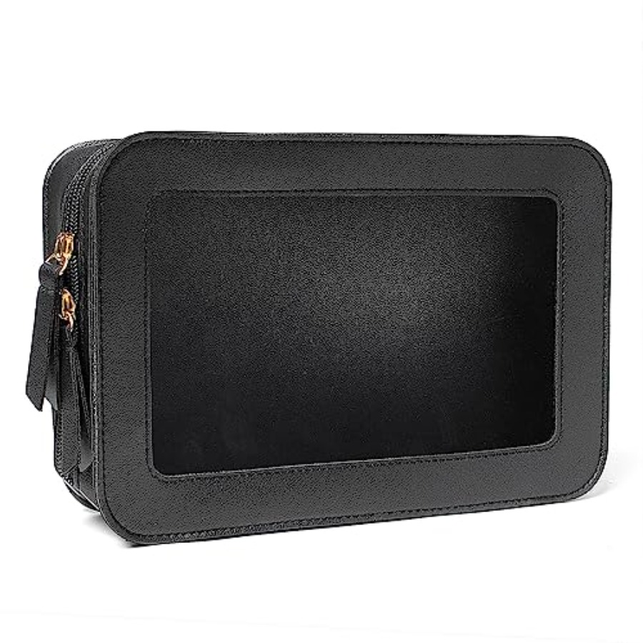 Toiletry Bag Tsa - Przezroczysta kosmetyczka mała, zatwierdzona przez TSA