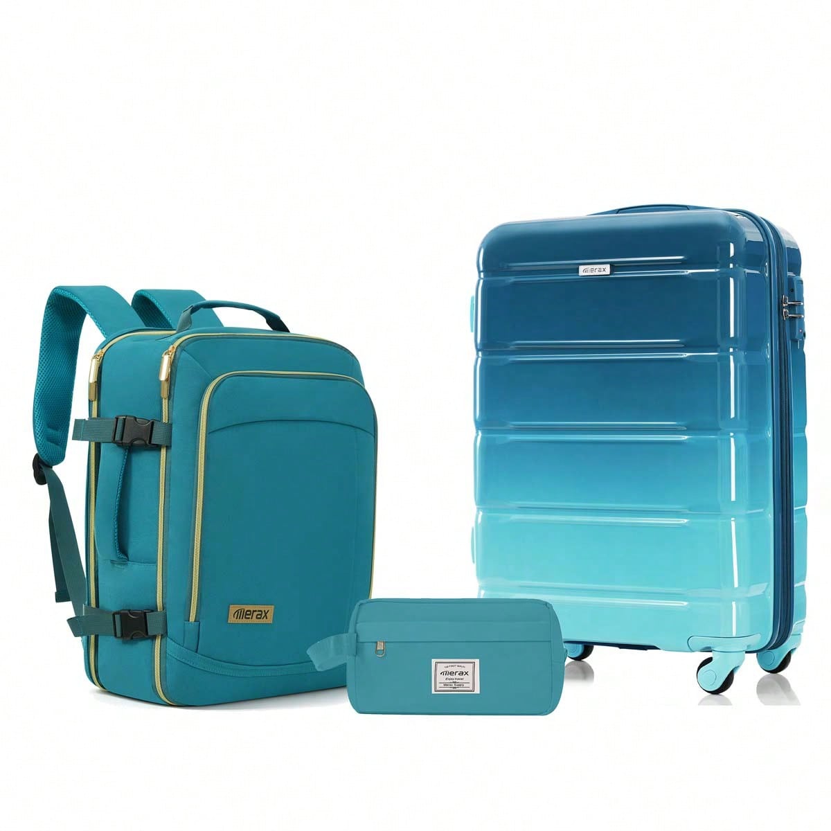 Toiletry Bag Tsa - Zestaw 3 walizek MERAX – walizka