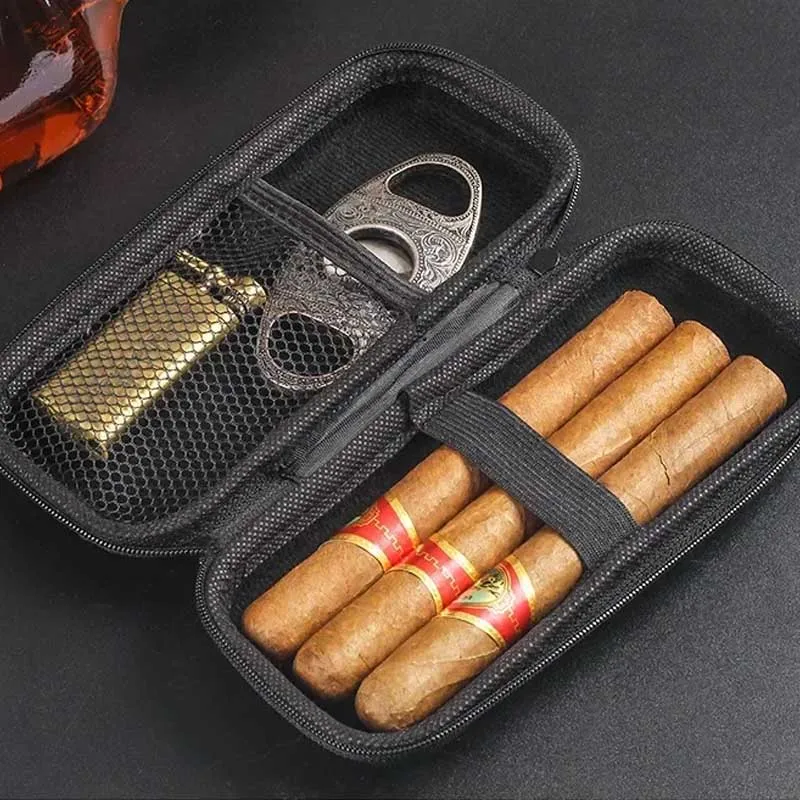 Travel Accessories Usa - Przenośne etui na cygara EVA, lekka