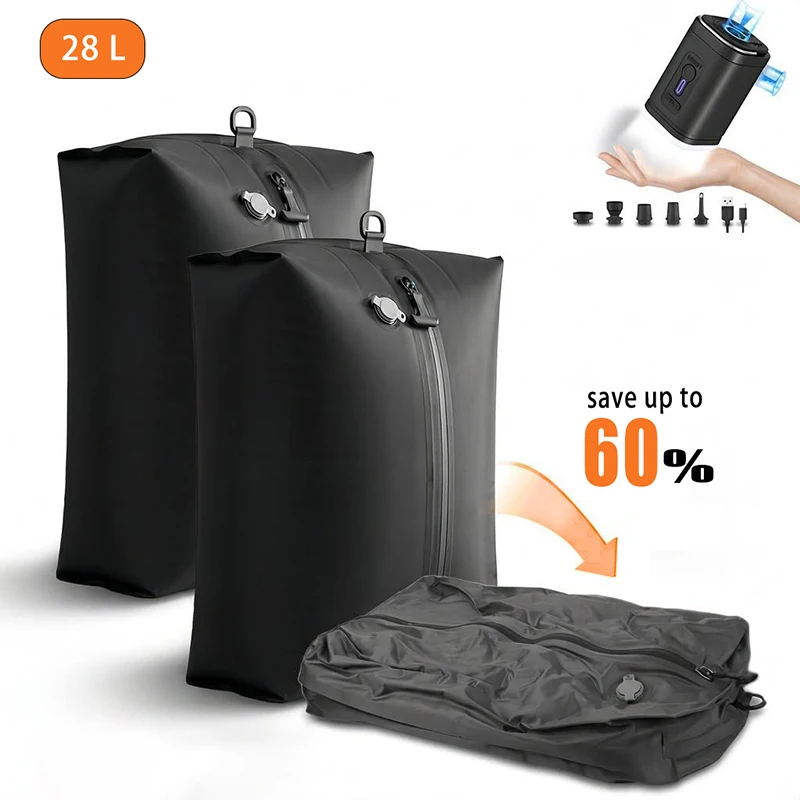 Travel Accessories Essentials - Wakacyjne torby kompresyjne do przechowywania w