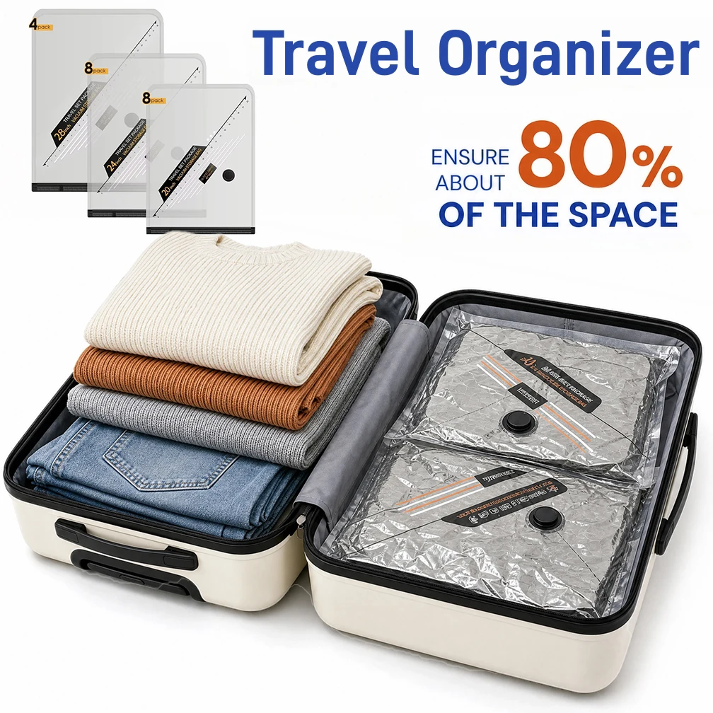 Travel Accessories Essentials - Odporny na rozdarcia zestaw worków kompresyjnych