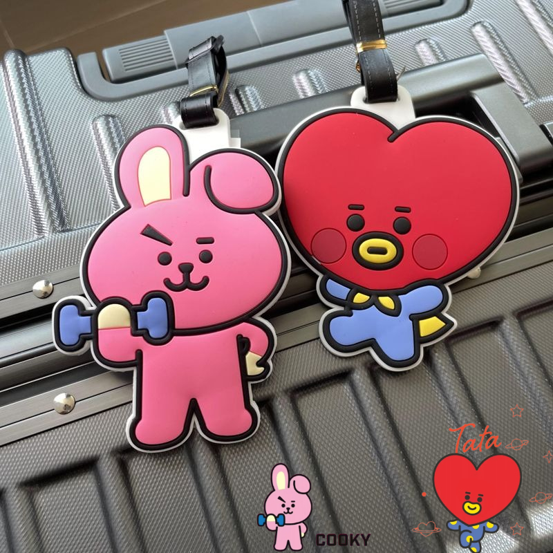 Travel Accessories Sale - Uroczy breloczek BT21, kreskówkowy, kawaii, unisex,