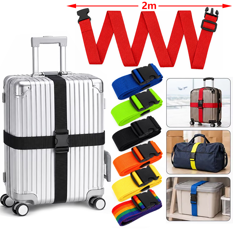 Travel Accessories Luggage Straps - Regulowany pasek do bagażu o długości