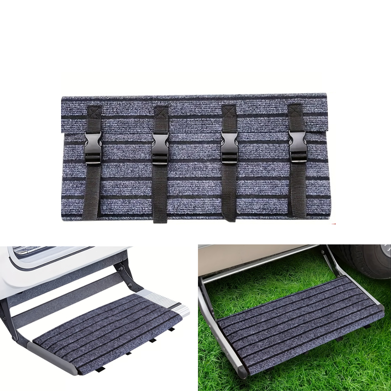 Travel Accessories Usa - Mata na schodki do przyczepy kempingowej,