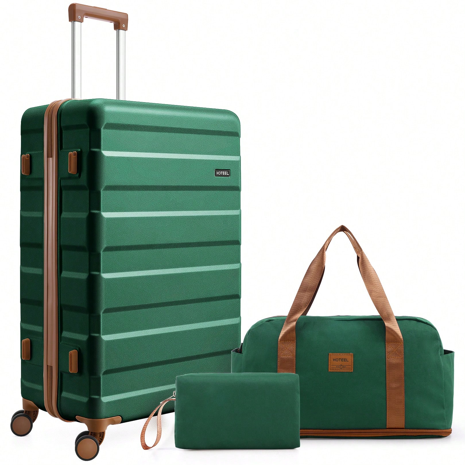 Toiletry Bag Tsa - Zestaw walizek Tooluck 3-częściowy z 4-letnią