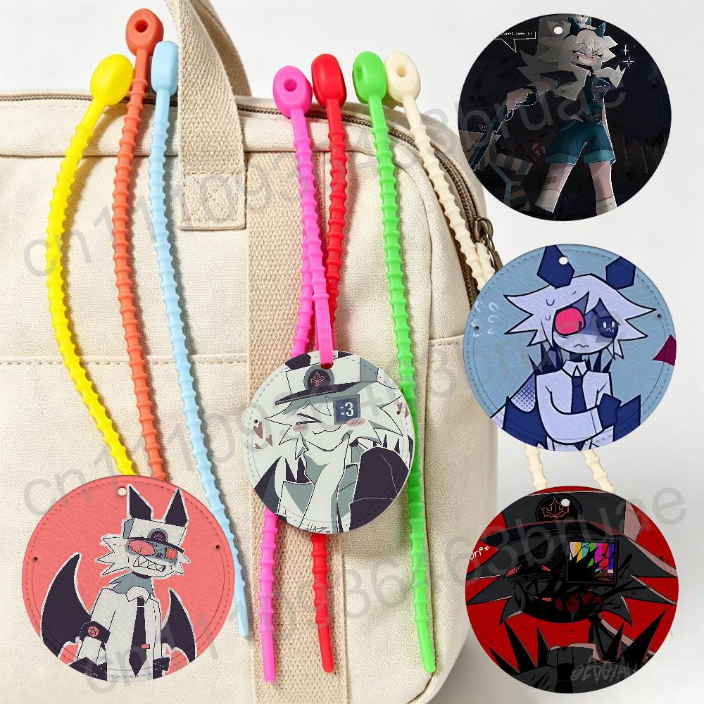 Luggage Tag Leather - Mister Barrel Katieverse FPE Akcesoria Podróżne