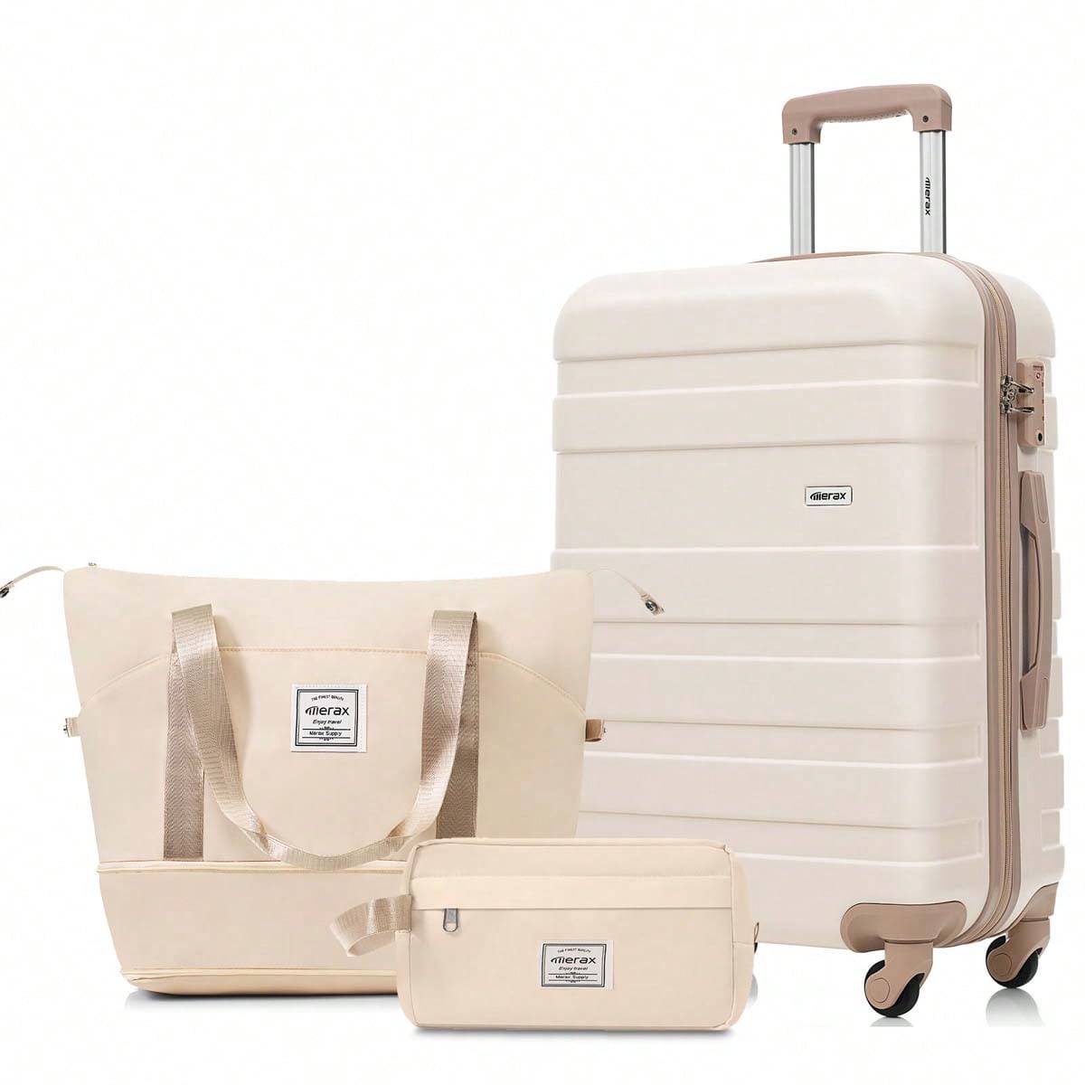 Toiletry Bag Tsa - 3-częściowy zestaw bagażu - walizka 24-calowa