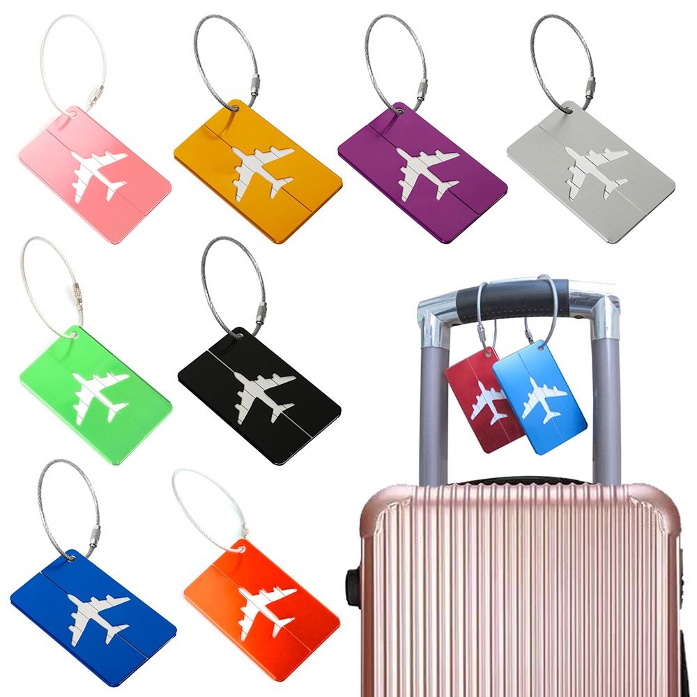 Travel Accessories Sale - Aluminiowe etykiety na bagaż podróżny walizki
