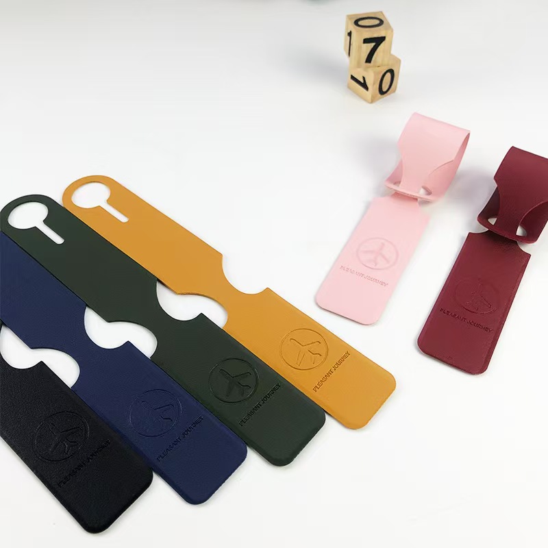 Luggage Tag Leather - Spersonalizowana zawieszka na bagaż podróżny z