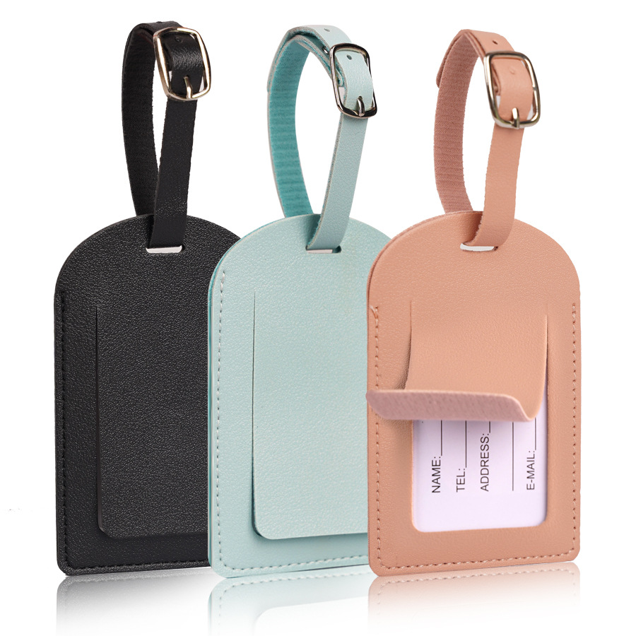 Damskie Męskie Etykiety Bagażo – Luggage Tag Leather recenzja i cena