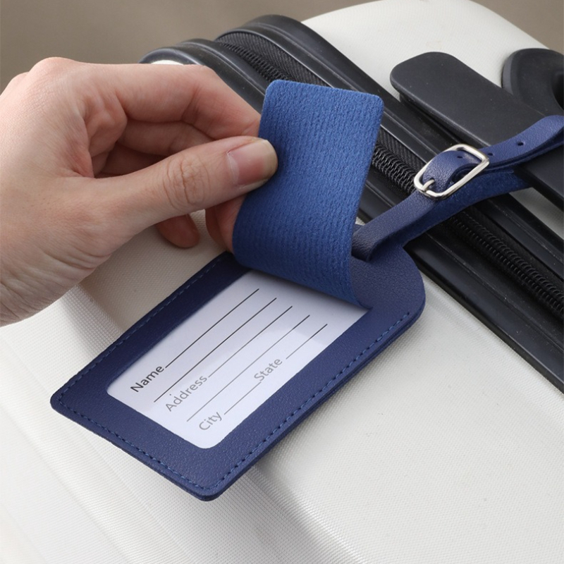 Damskie Męskie Etykiety Bagażo – Luggage Tag Leather recenzja i cena