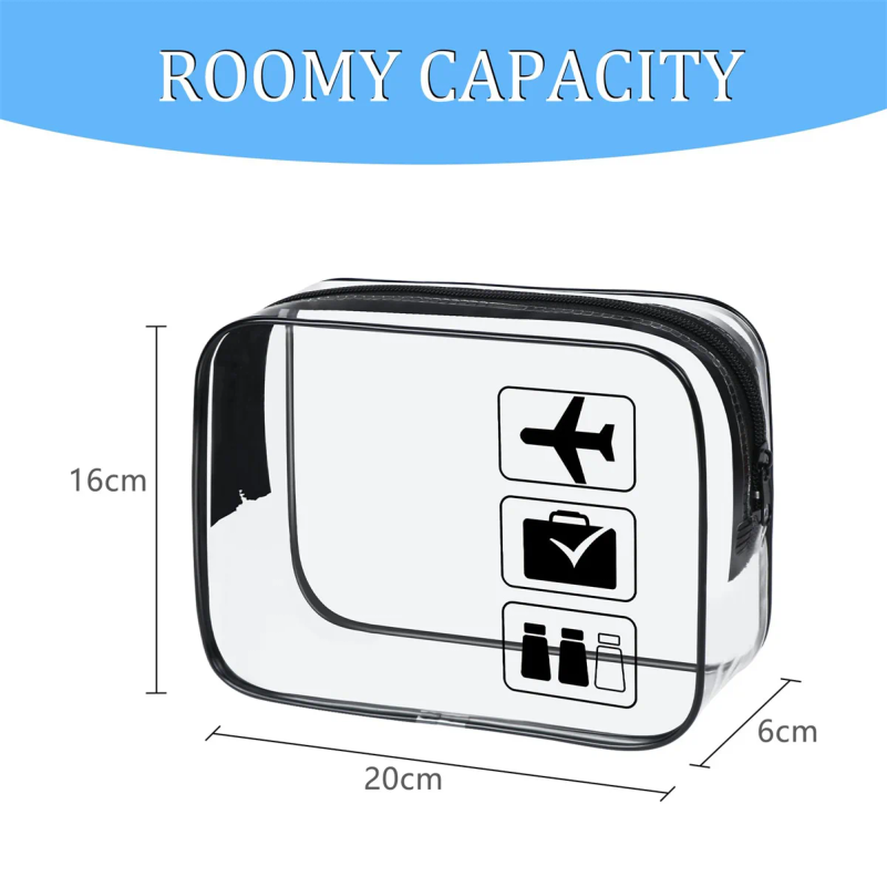 1 szt. Przezroczysta torba pod – Toiletry Bag Tsa recenzja i cena