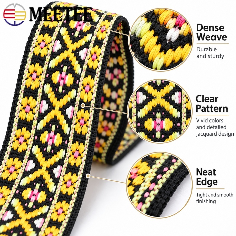 2/3/5/10M 38mm Taśma żakardowa – Travel Accessories To Sew recenzja i cena