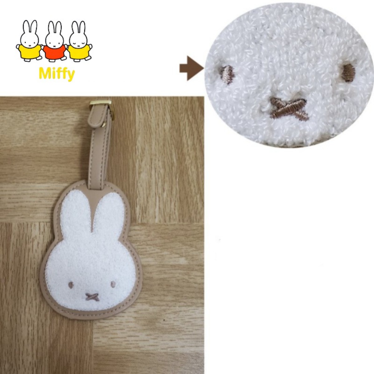 Urocza Anime Miffy Królik Bori – Luggage Tag Leather recenzja i cena