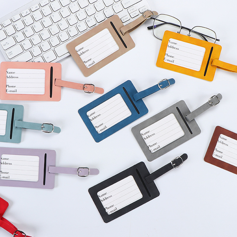 Jednokolorowa zawieszka na bag – Luggage Tag Leather recenzja i cena