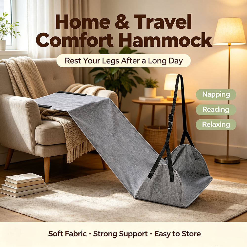 Przenośny, regulowany podnóżek – Travel Accessories For Train recenzja i cena