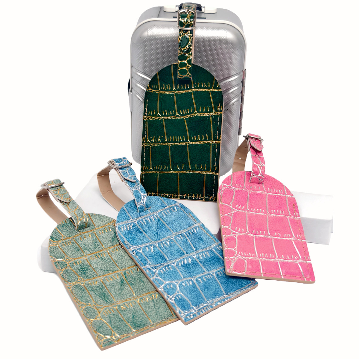 Etykieta do bagażu z tłoczenie – Luggage Tag Leather recenzja i cena