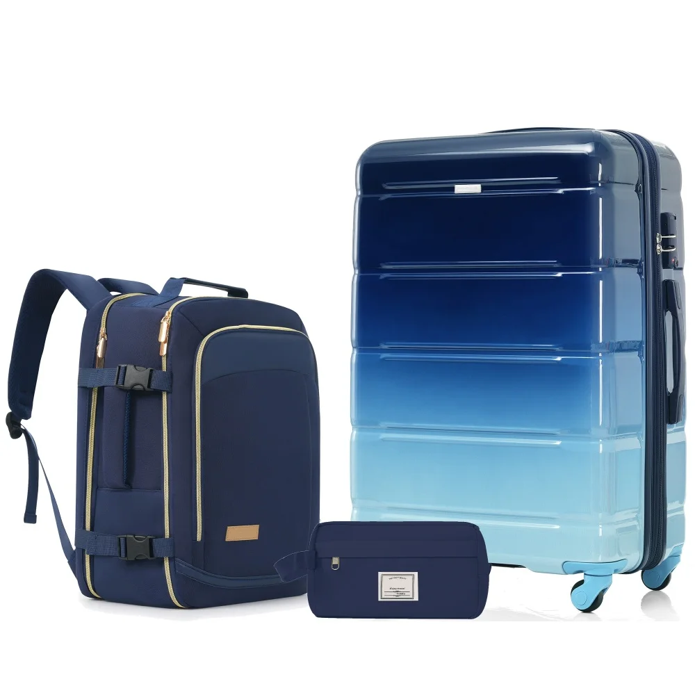 3-częściowy zestaw bagażu - Wa – Toiletry Bag Tsa recenzja i cena