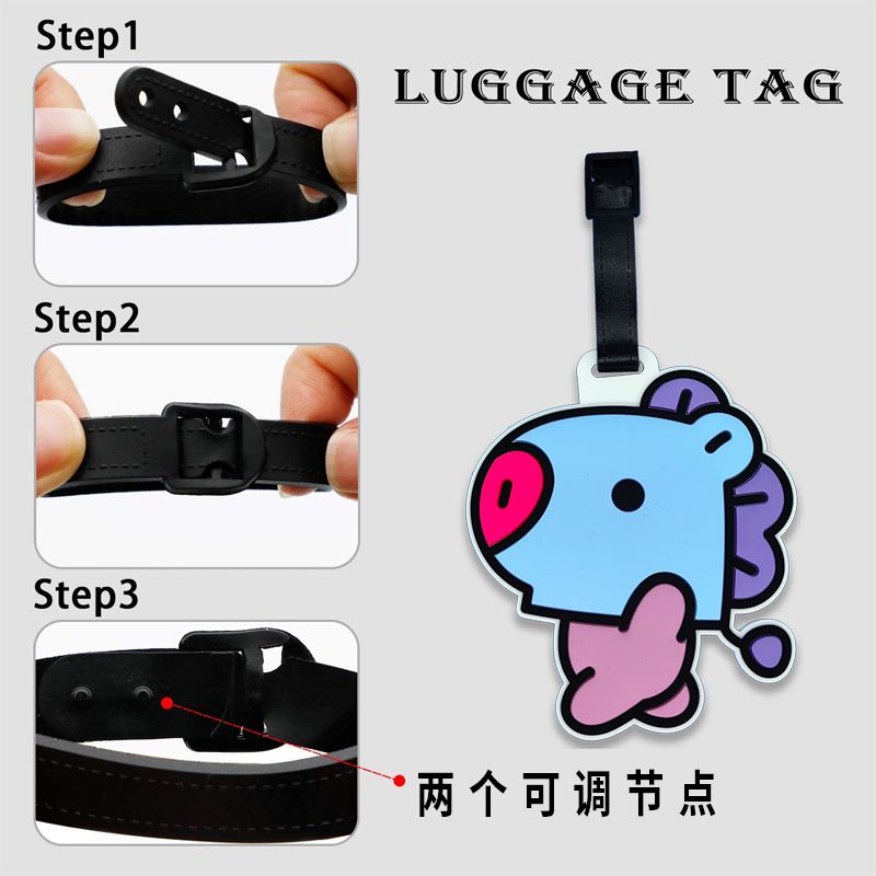Uroczy breloczek BT21, kresków – Travel Accessories Sale recenzja i cena