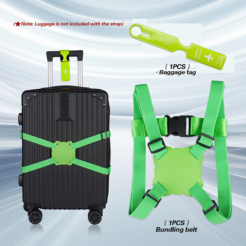 Zestaw 2 pasków do bagażu + za – Travel Accessories Luggage Straps recenzja i cena