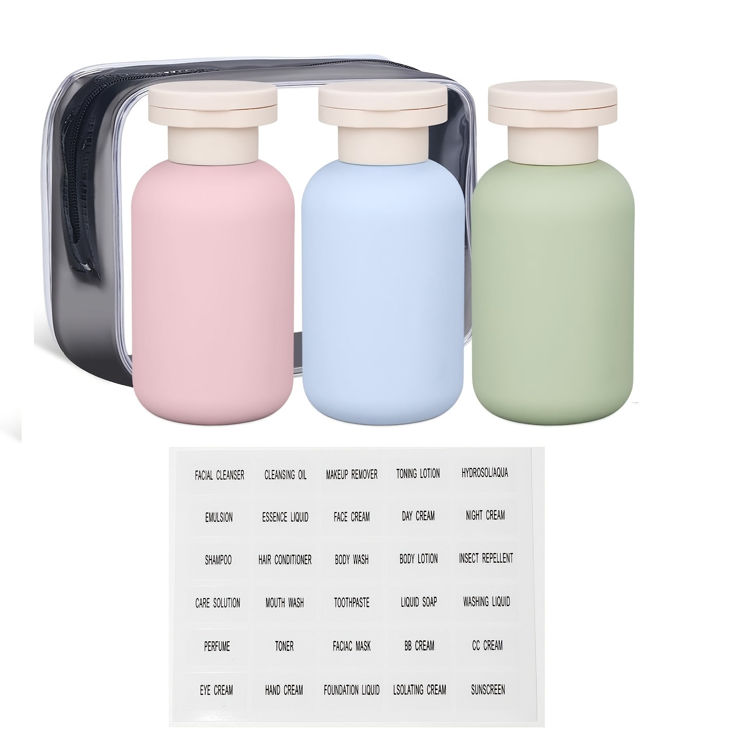 Butelka podróżna na kosmetyki  – Toiletry Bag Tsa recenzja i cena