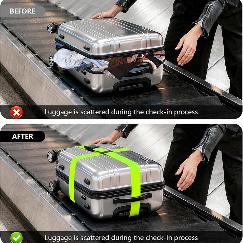 Regulowany pasek do bagażu o d – Travel Accessories Luggage Straps recenzja i cena