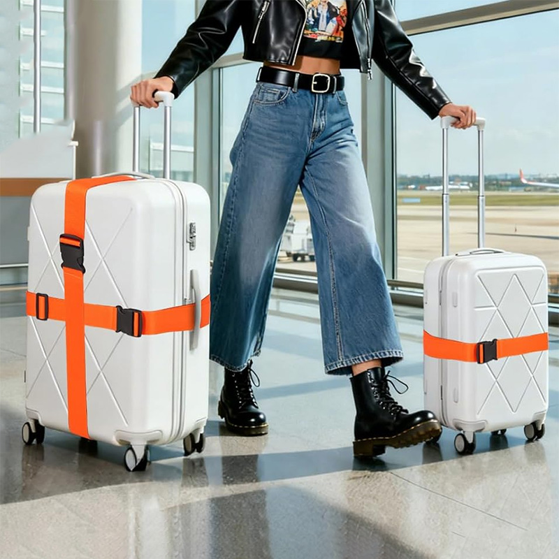 Regulowany pasek do bagażu o d – Travel Accessories Luggage Straps recenzja i cena