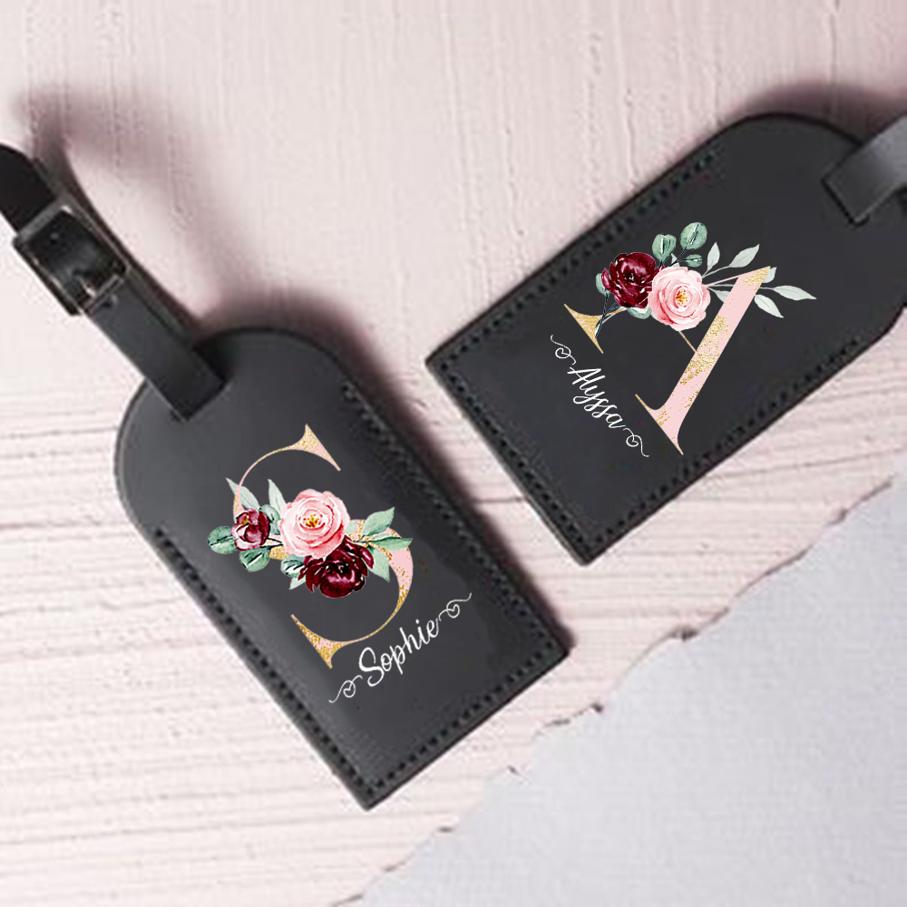 Spersonalizowana litera z imie – Luggage Tag Leather recenzja i cena