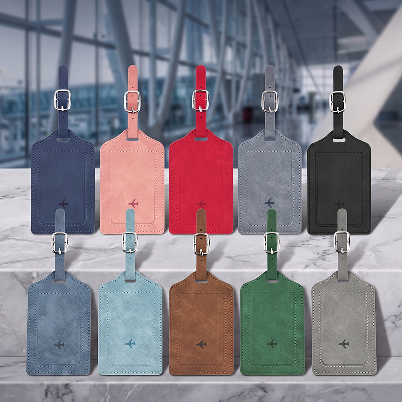 1 szt. etykieta na bagaż z PU  – Luggage Tag Leather recenzja i cena
