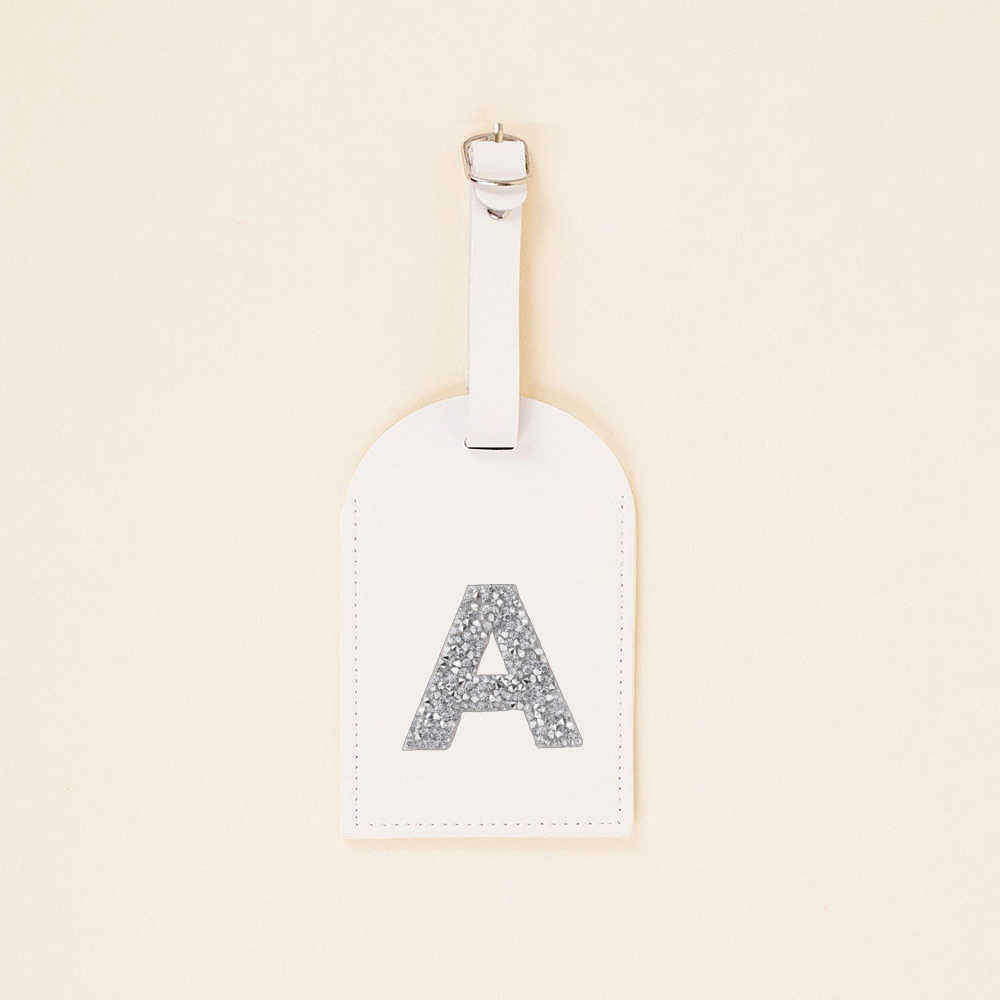 A-Z Monogram Rhinestone skórza – Luggage Tag Leather recenzja i cena