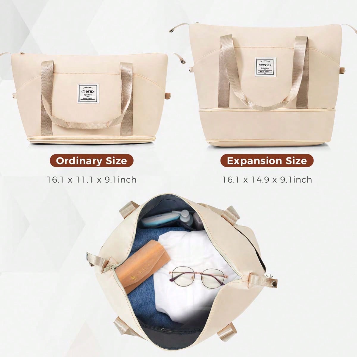 3-częściowy zestaw bagażu - wa – Toiletry Bag Tsa recenzja i cena