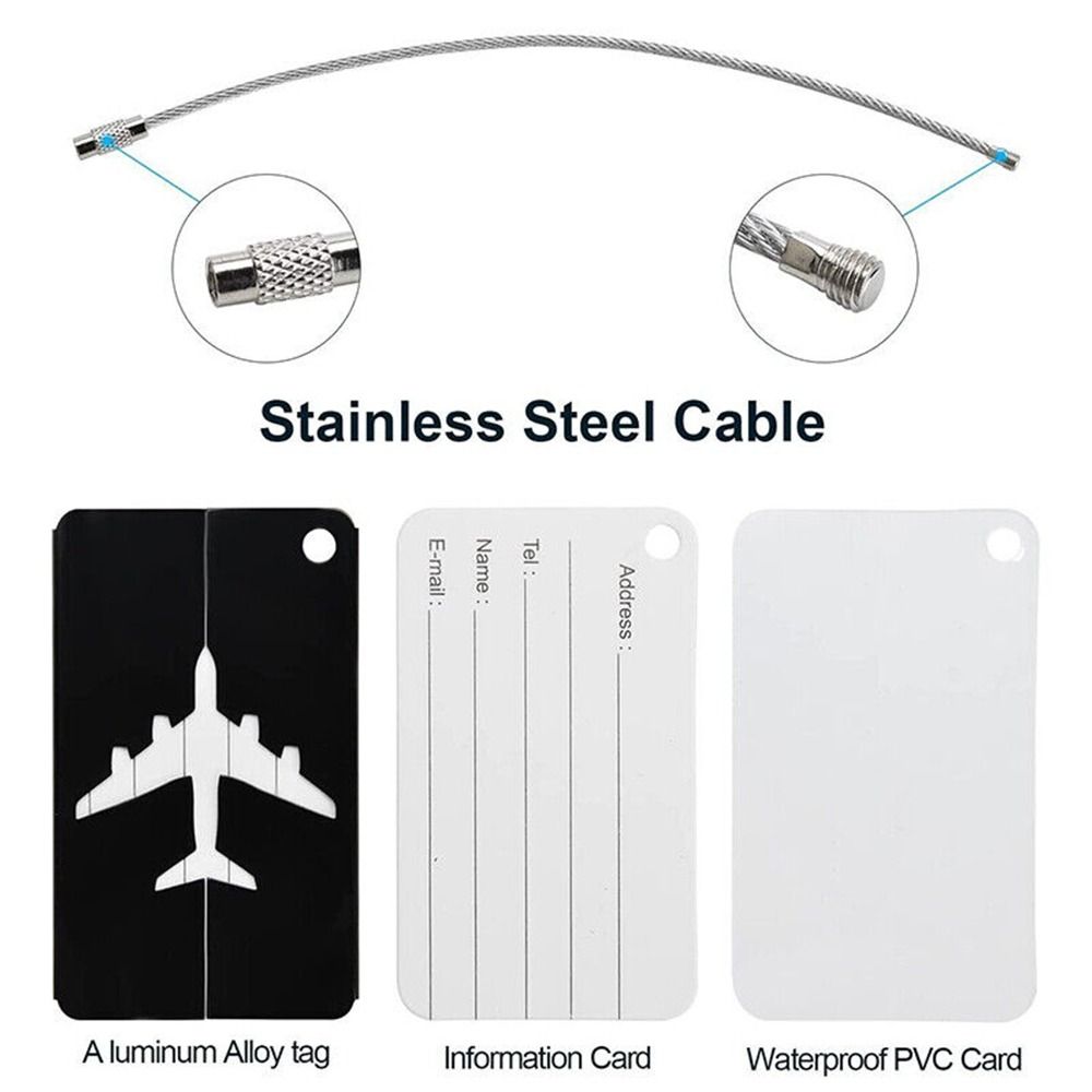 Aluminiowe etykiety na bagaż p – Travel Accessories Sale recenzja i cena