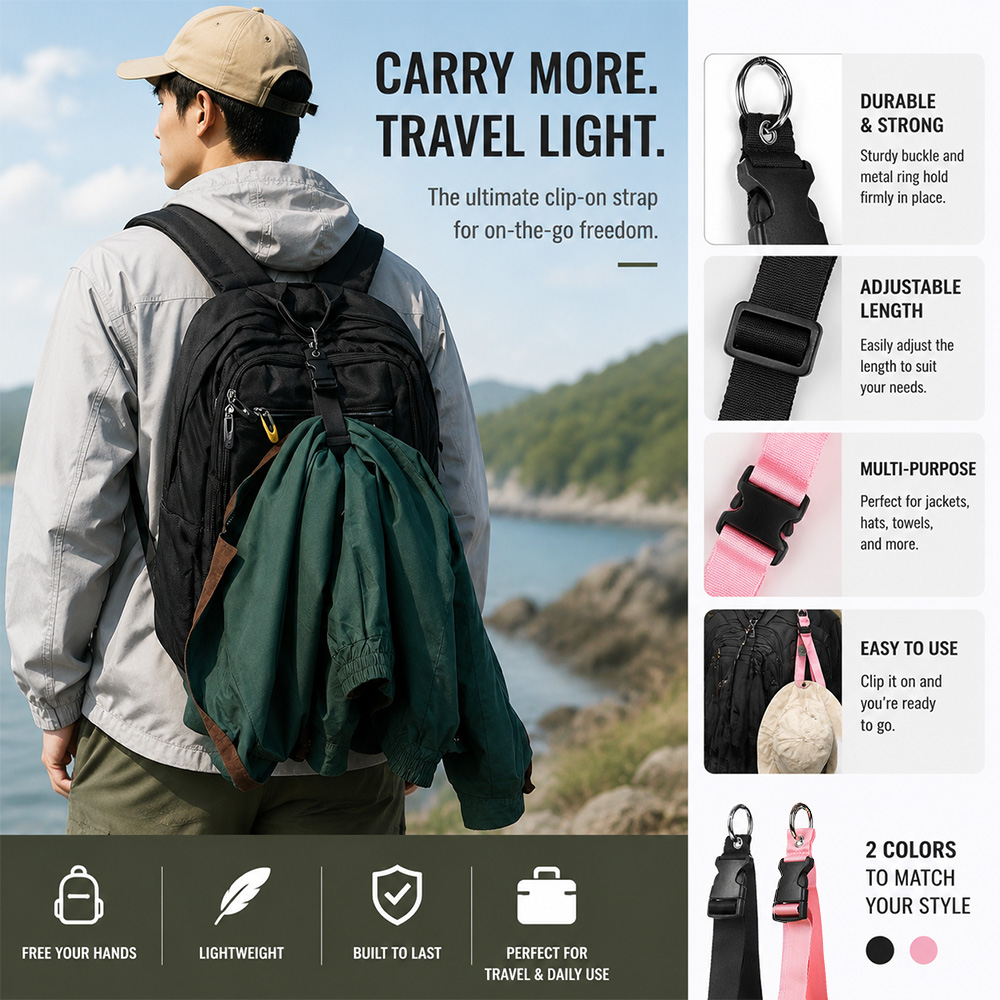 Przenośny pasek bagażowy z zab – Travel Accessories Luggage Straps recenzja i cena